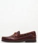 Men Sailing shoes Portland.Dock Brown Leather Sebago