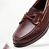 Men Sailing shoes Portland.Dock Brown Leather Sebago Men Sailing shoes Portland.Dock Brown Leather Sebago