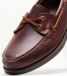 Men Sailing shoes Portland.Dock Brown Leather Sebago