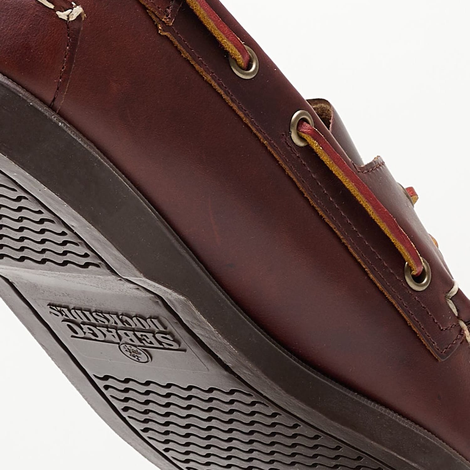 Men Sailing shoes Portland.Dock Brown Leather Sebago Men Sailing shoes Portland.Dock Brown Leather Sebago