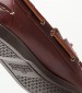 Men Sailing shoes Portland.Dock Brown Leather Sebago