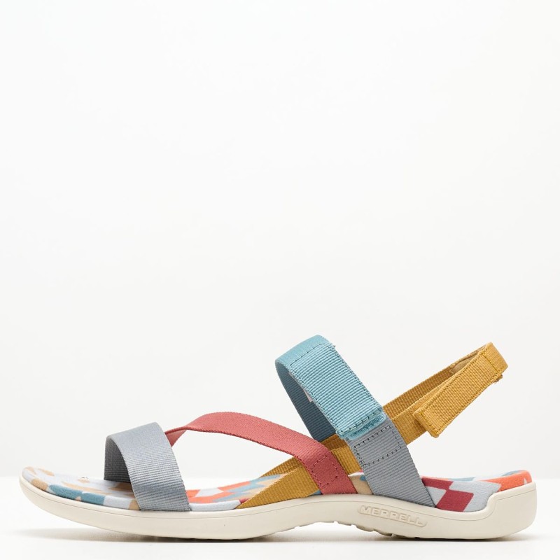 Women Flip Flops & Sandals District3 Multi Fabric Merrell