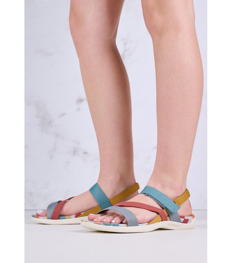 Women Flip Flops & Sandals District3 Multi Fabric Merrell