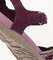 Women Flip Flops & Sandals Terran3 Purple Oily Leather Merrell