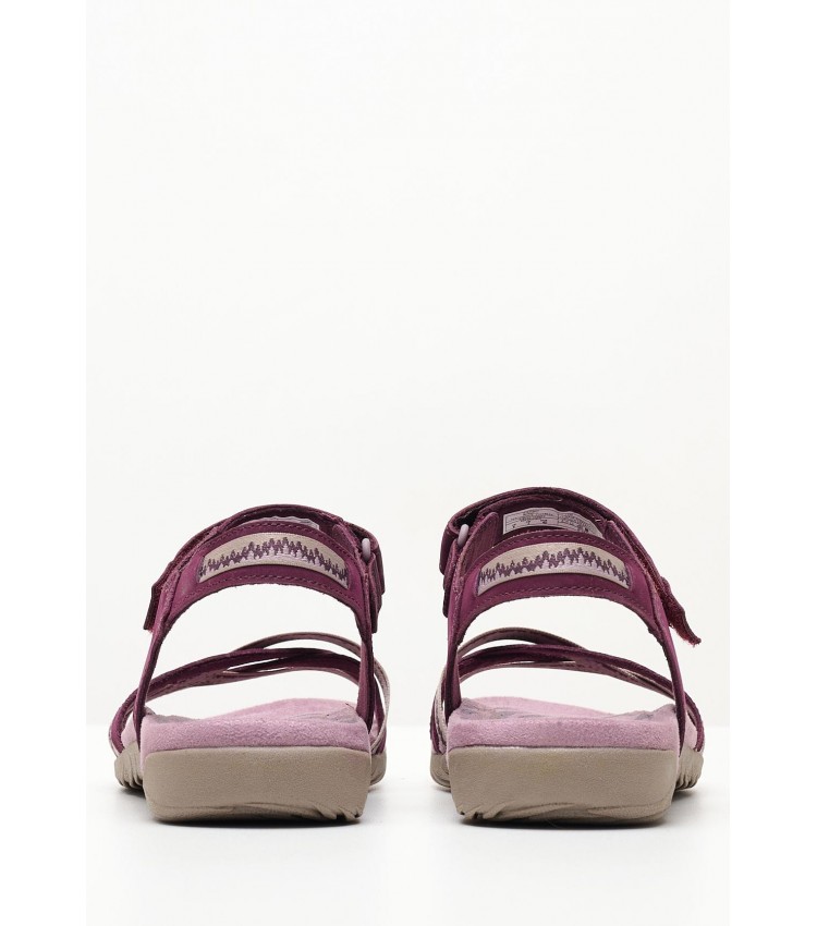 Γυναικεία Flats Terran3 Μωβ Δέρμα Λαδερό Merrell