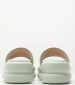 Women Platforms Low Aria.06 Green Fabric Liu Jo