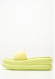 Women Platforms Low Aria.06 Yellow Fabric Liu Jo