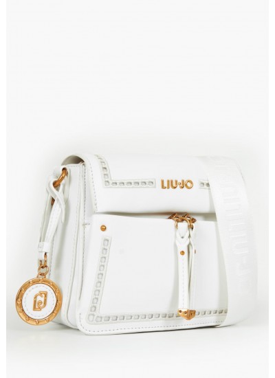 Women Bags Clidia.Cross White ECOleather Liu Jo