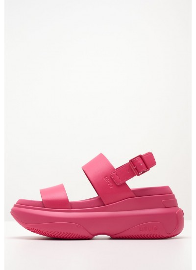 Women Platforms High June.06 Pink ECOleather Liu Jo