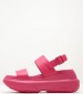 Women Platforms High June.06 Pink ECOleather Liu Jo