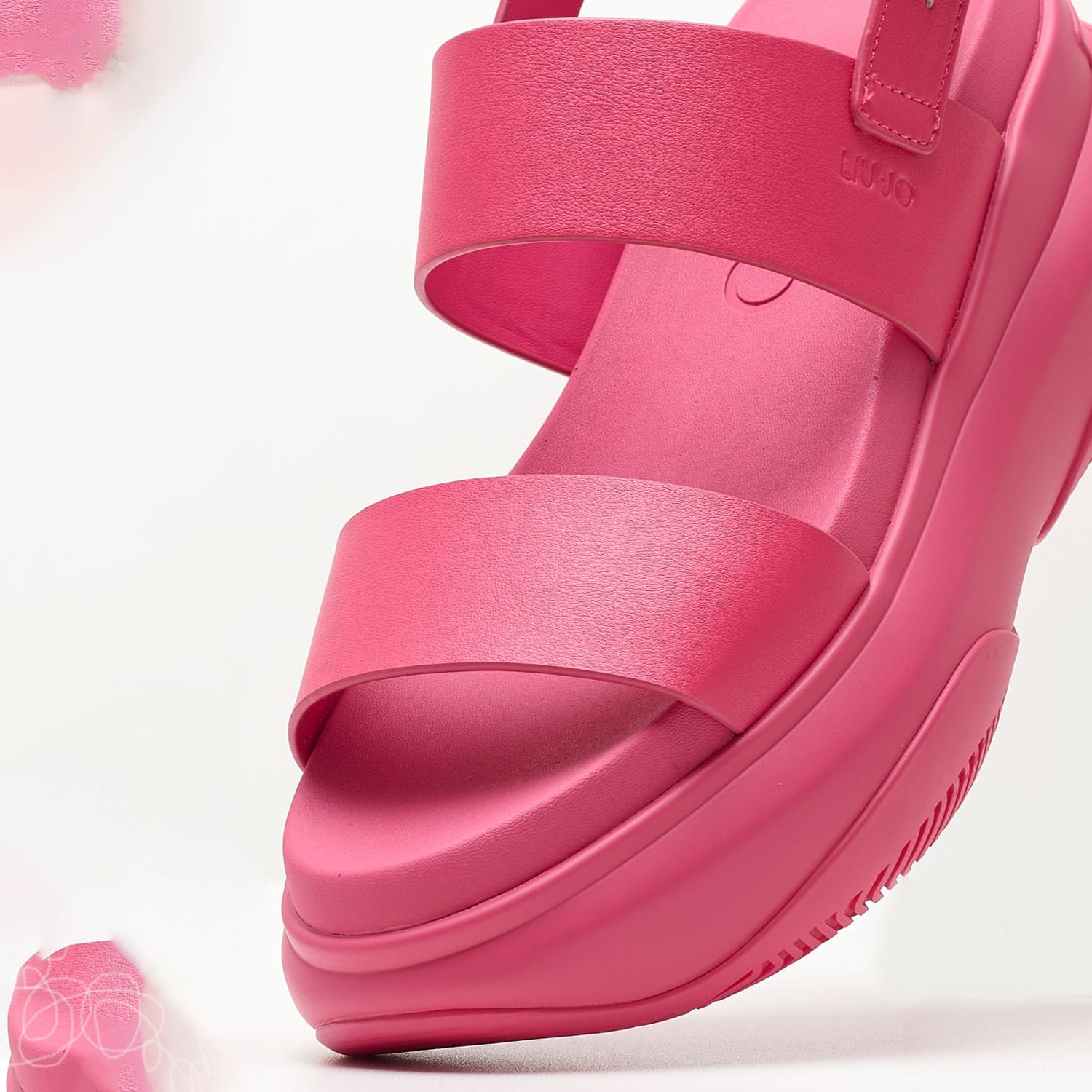 Γυναικείες Πλατφόρμες Ψηλές June.06 Ροζ ECOleather Liu Jo Γυναικείες Πλατφόρμες Ψηλές June.06 Ροζ ECOleather Liu Jo