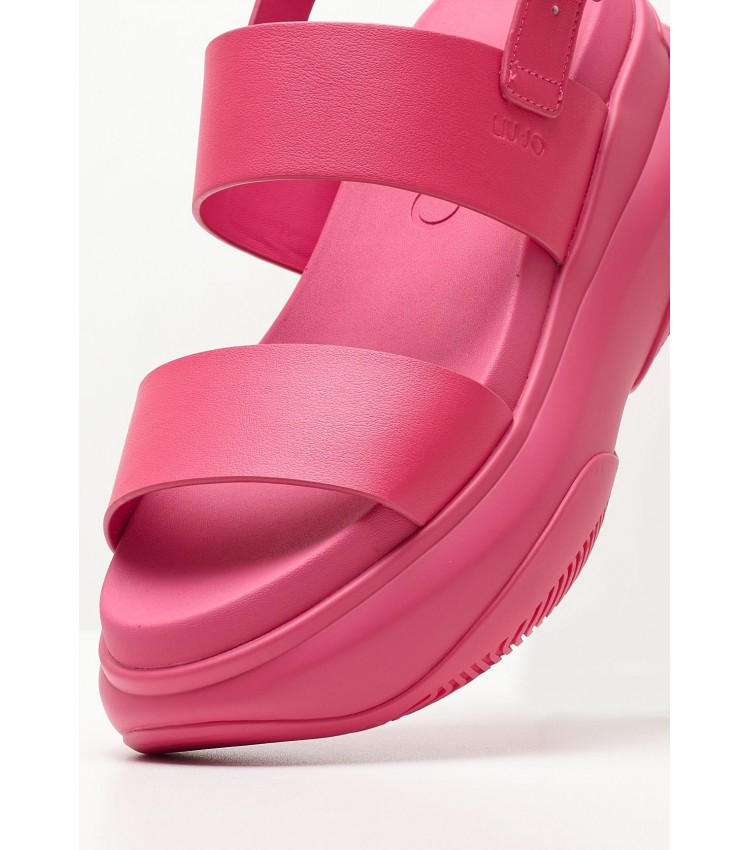 Women Platforms High June.06 Pink ECOleather Liu Jo