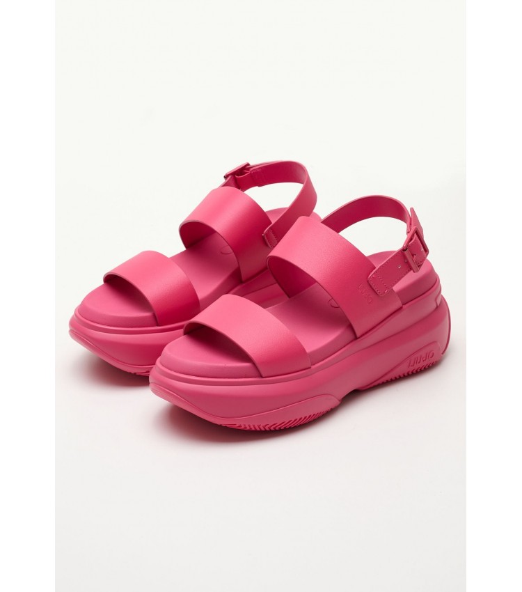 Women Platforms High June.06 Pink ECOleather Liu Jo