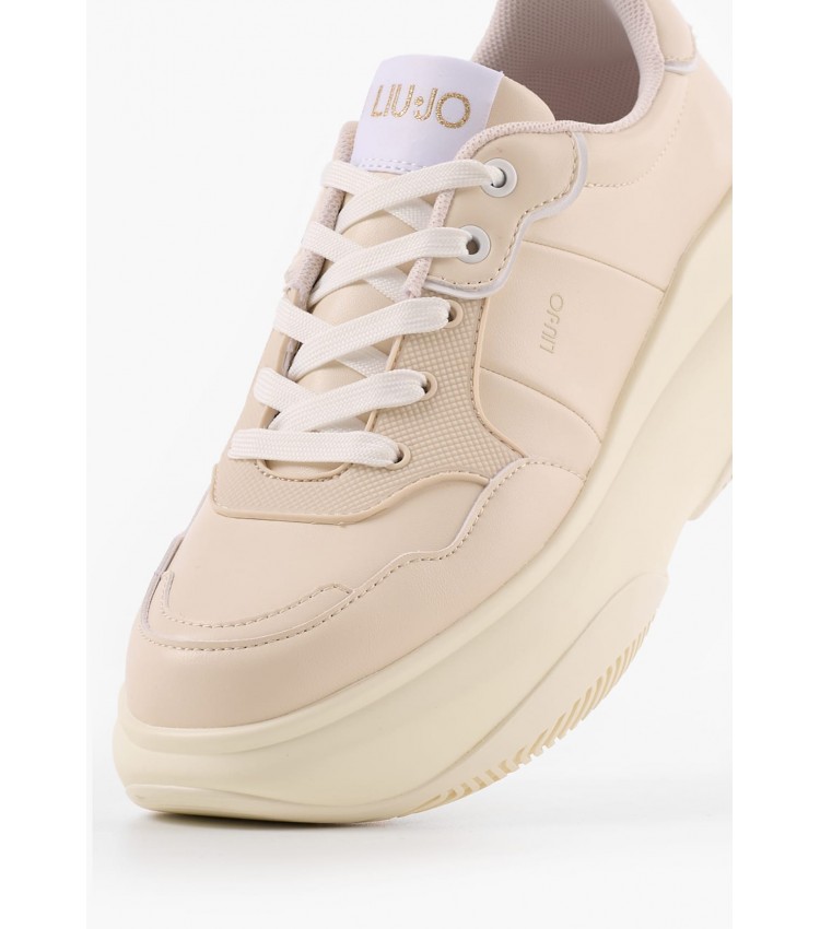 Women Casual Shoes June.16 Beige ECOleather Liu Jo