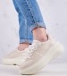 Women Casual Shoes June.16 Beige ECOleather Liu Jo