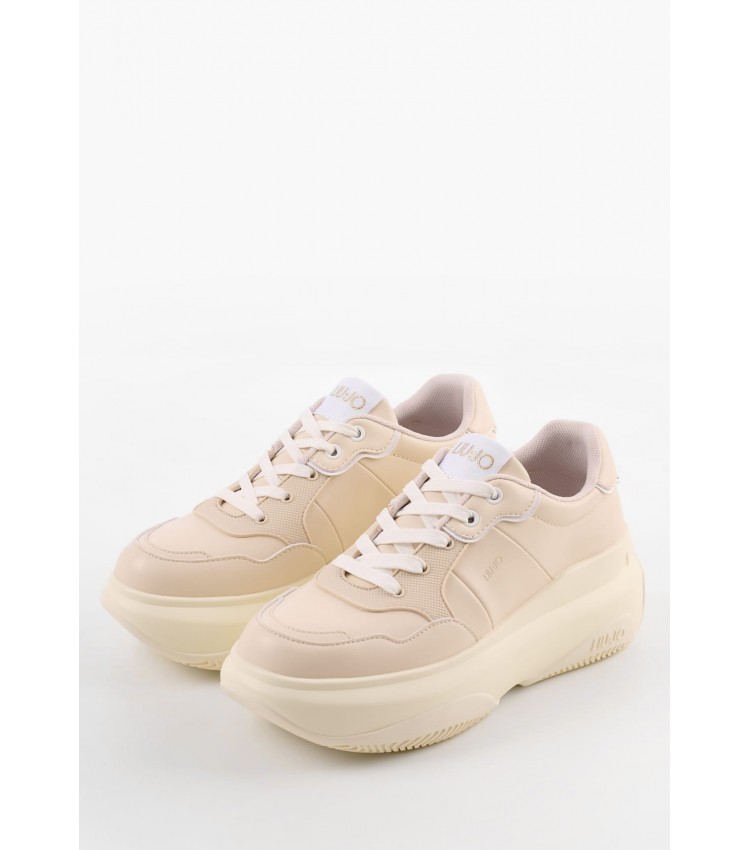 Women Casual Shoes June.16 Beige ECOleather Liu Jo