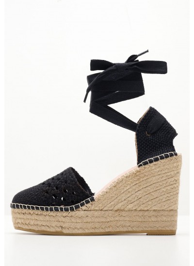 Women Espadrilles Alba80 Black Macarena