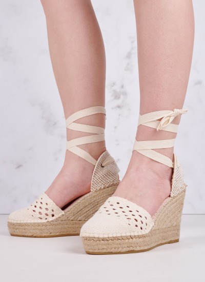 Women Espadrilles Alba6 Beige Buckskin Macarena