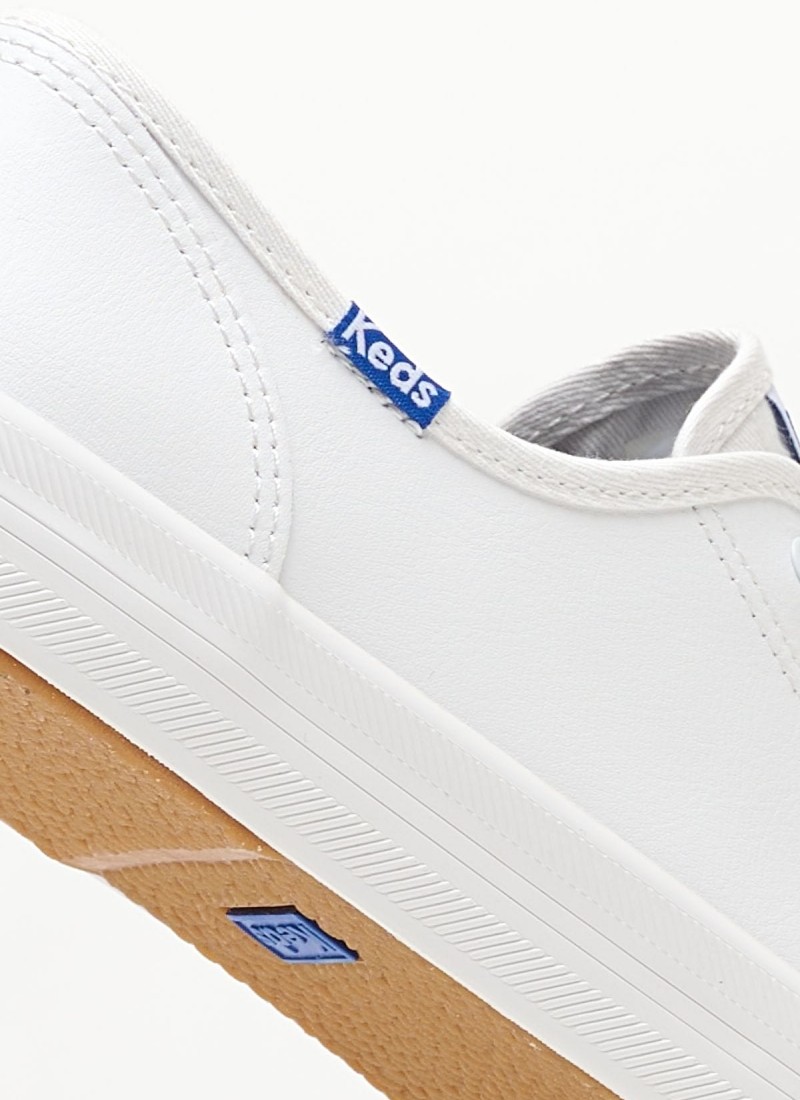Keds mules online white leather
