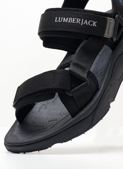 Παιδικές Σαγιονάρες & Πέδιλα Rex.Sandal Μπλε ECOleather Lumberjack