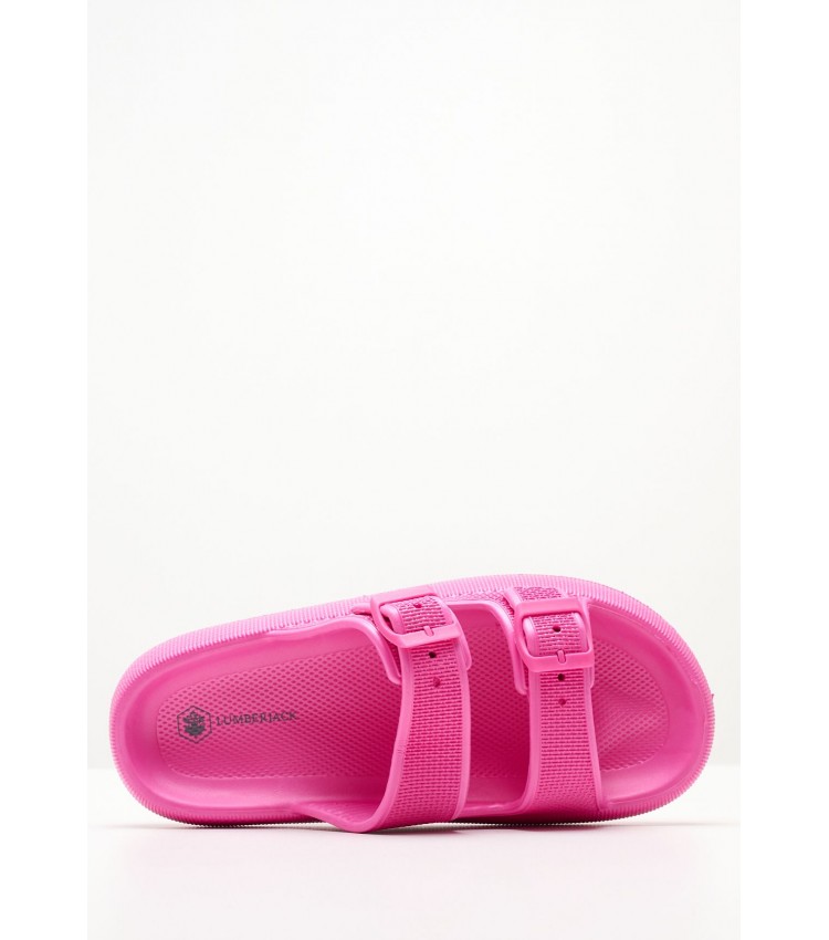 Women Flip Flops & Sandals Yolanda Pink Rubber Lumberjack