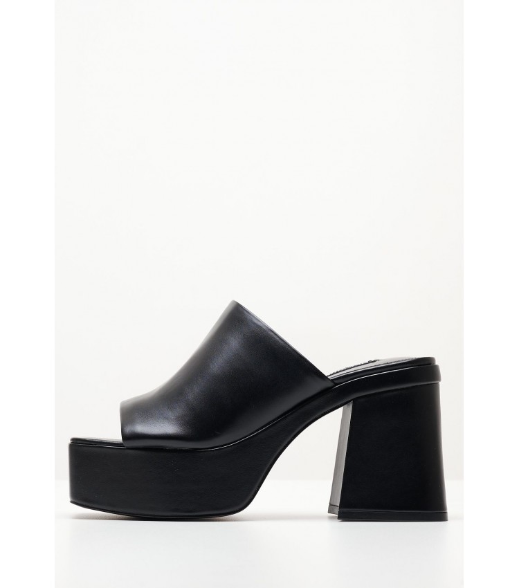 Γυναικεία Mules Daniz3 Μαύρο ECOleather Nine West