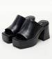 Γυναικεία Mules Daniz3 Μαύρο ECOleather Nine West