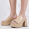 Γυναικεία Mules Daniz3 Nude ECOleather Nine West Γυναικεία Mules Daniz3 Nude ECOleather Nine West