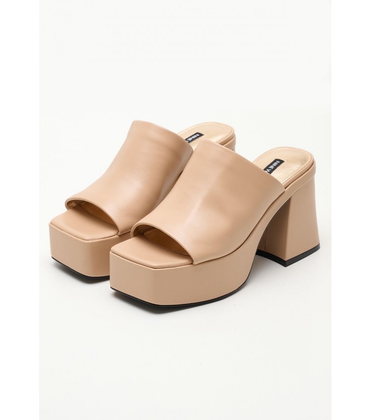 Γυναικεία Mules Daniz3 Nude ECOleather Nine West