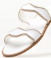 Women Flats 04.027 White Leather MAKIS KOTRIS