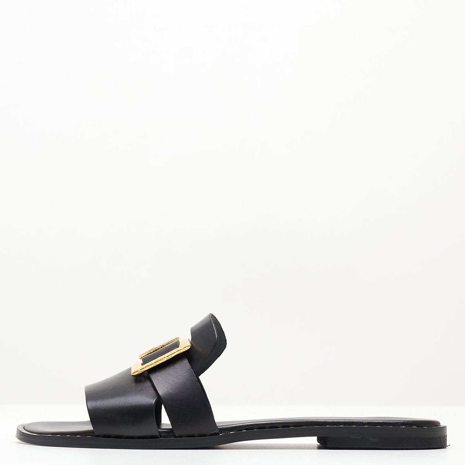 Women Flats 04.401.2 Black Leather MAKIS KOTRIS
