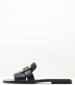 Women Flats 04.401.2 Black Leather MAKIS KOTRIS