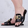 Women Flats 04.401.2 Black Leather MAKIS KOTRIS Women Flats 04.401.2 Black Leather MAKIS KOTRIS