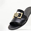 Women Flats 04.401.2 Black Leather MAKIS KOTRIS Women Flats 04.401.2 Black Leather MAKIS KOTRIS