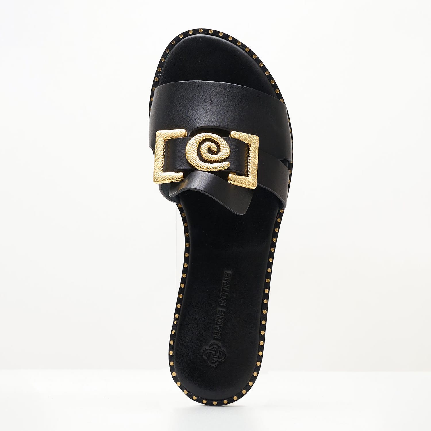 Women Flats 04.401.2 Black Leather MAKIS KOTRIS Women Flats 04.401.2 Black Leather MAKIS KOTRIS