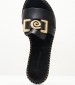 Women Flats 04.401.2 Black Leather MAKIS KOTRIS