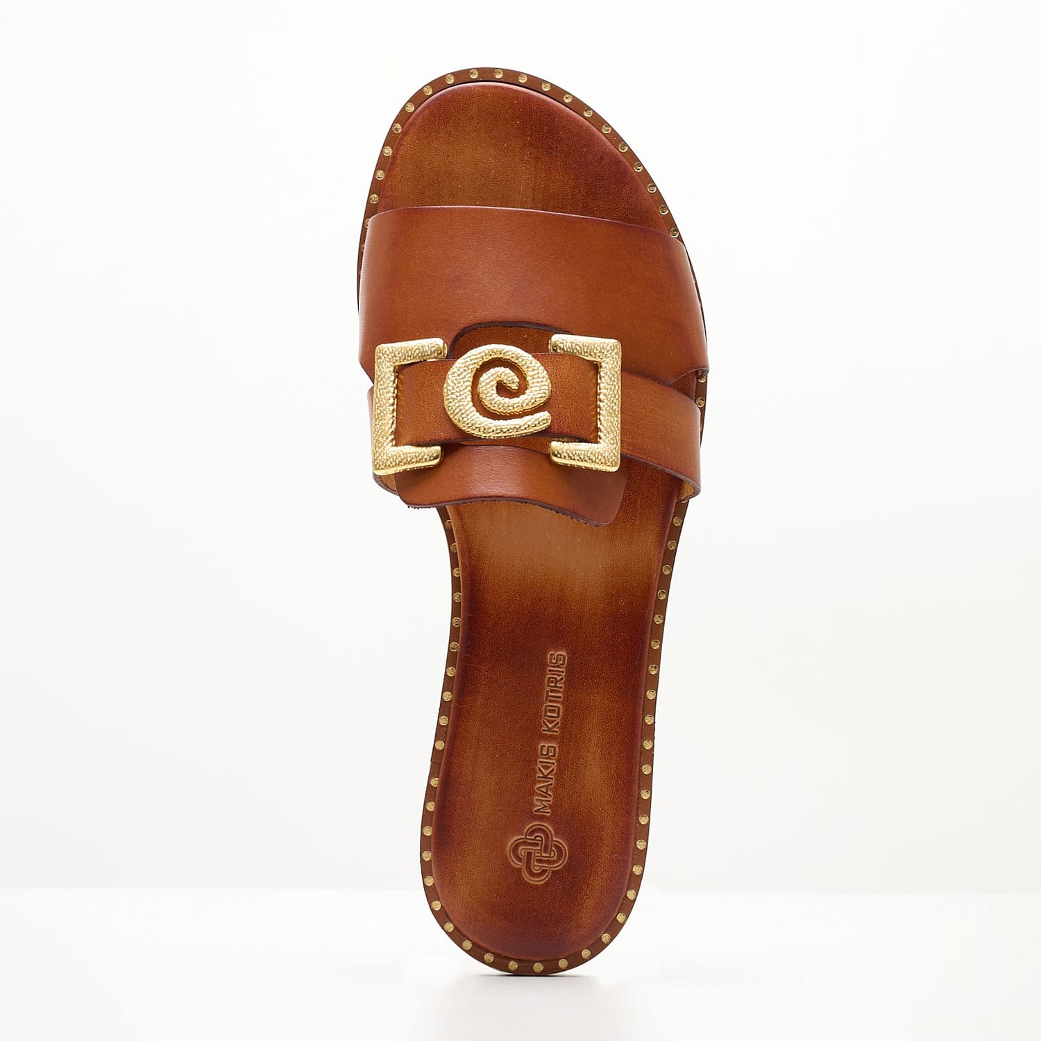 Γυναικεία Flats 04.401.2 Ταμπά Δέρμα Makis Kotris Γυναικεία Flats 04.401.2 Ταμπά Δέρμα Makis Kotris