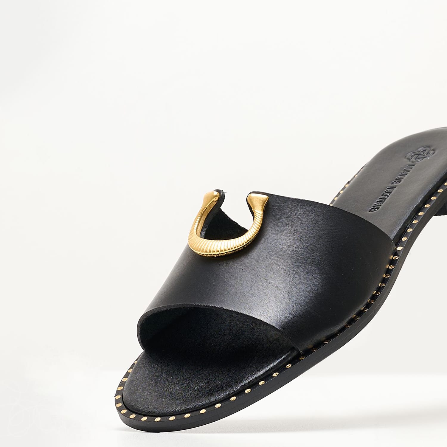 Women Flats 04.403 Black Leather MAKIS KOTRIS Women Flats 04.403 Black Leather MAKIS KOTRIS