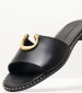 Women Flats 04.403 Black Leather MAKIS KOTRIS