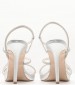 Women Sandals 89.809 Silver Leather MAKIS KOTRIS