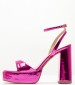 Women Sandals 94.700 Pink Patent Leather MAKIS KOTRIS