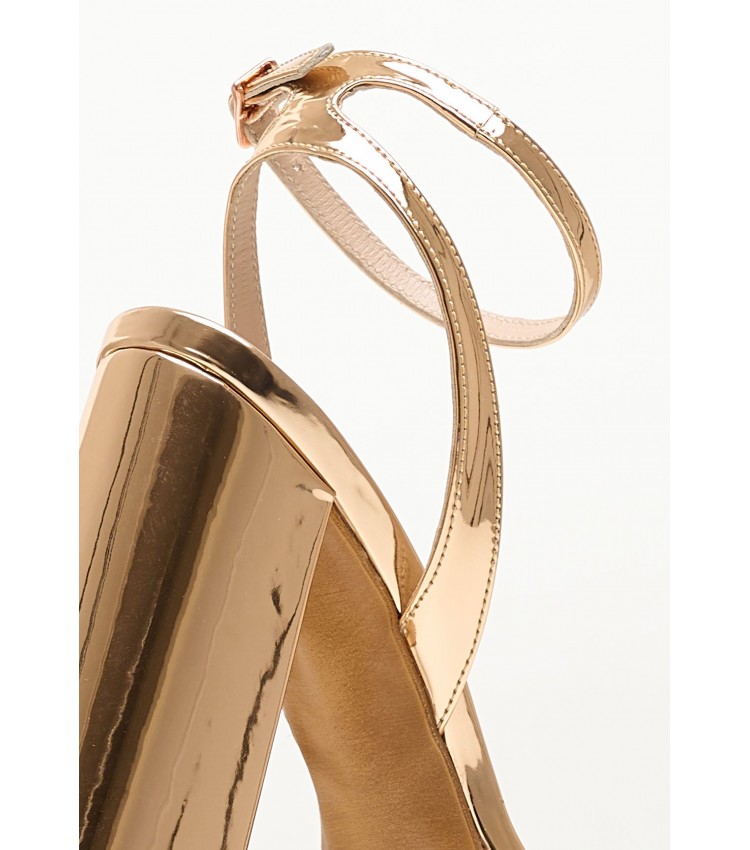 Women Sandals 94.700 Bronze Patent Leather MAKIS KOTRIS