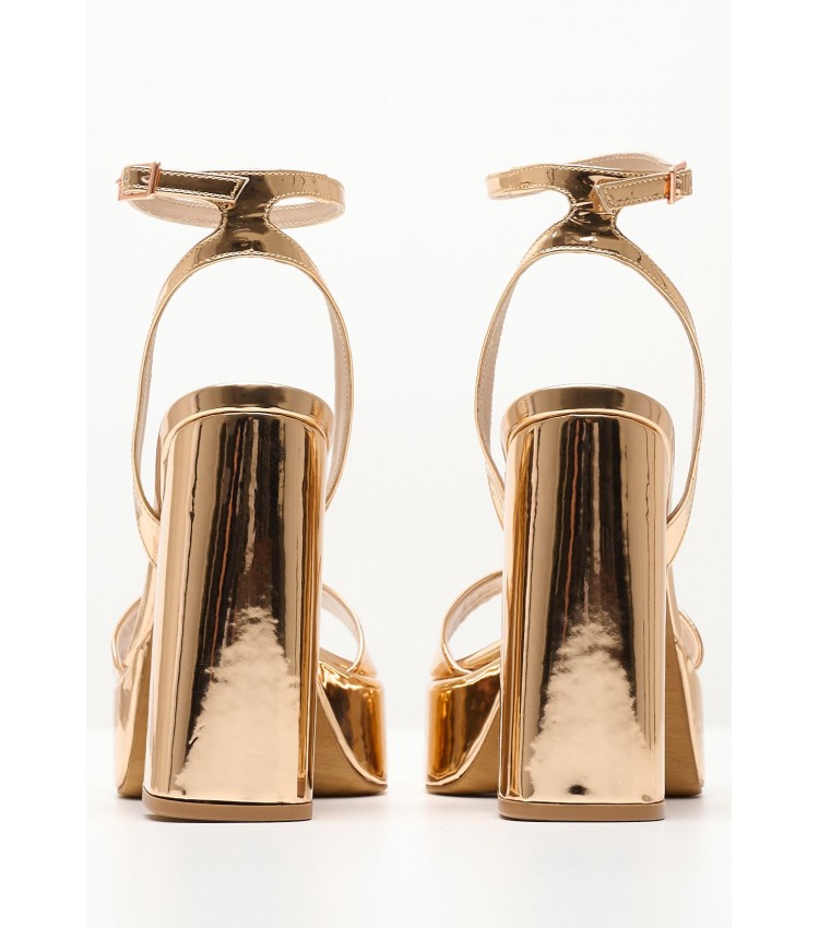 Women Sandals 94.700 Bronze Patent Leather MAKIS KOTRIS