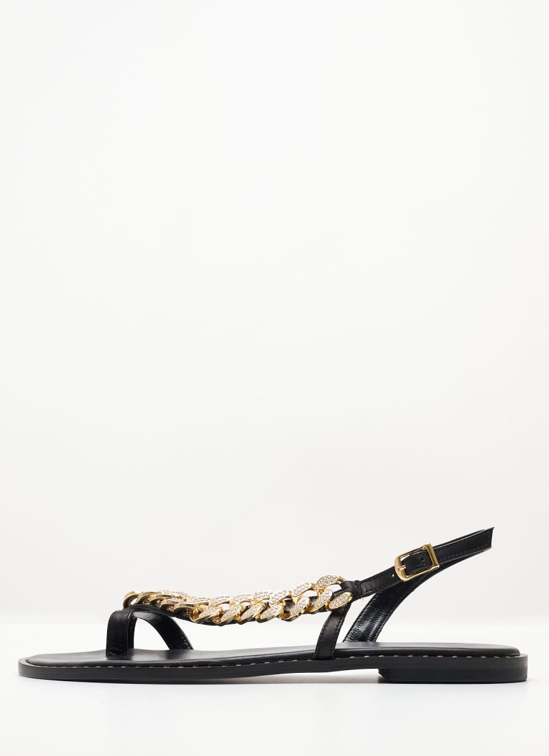 Women Flats K.829 Black Leather mortoglou.gr eshop