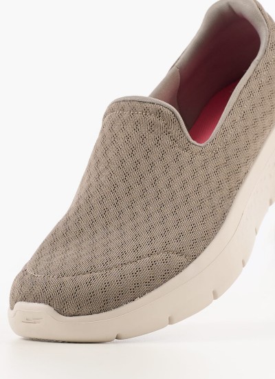 Γυναικεία Παπούτσια Casual 12606 Μπορντό Ύφασμα Skechers