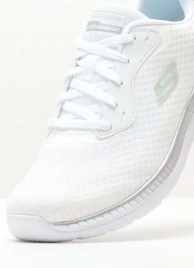 Γυναικεία Παπούτσια Casual 12606 Μπορντό Ύφασμα Skechers