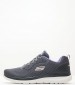Women Casual Shoes 12606 Grey Fabric Skechers
