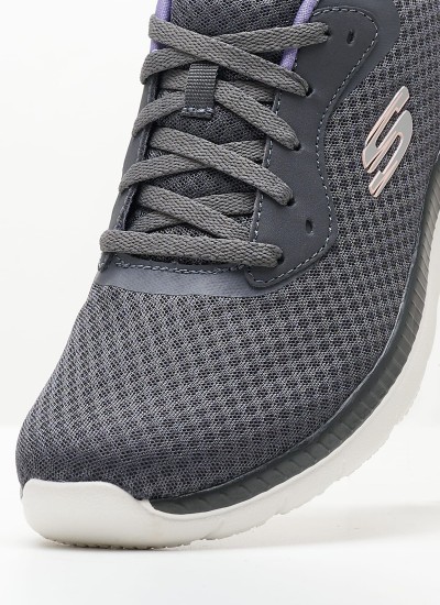 Γυναικεία Παπούτσια Casual 149752 Άσπρο Ύφασμα Skechers