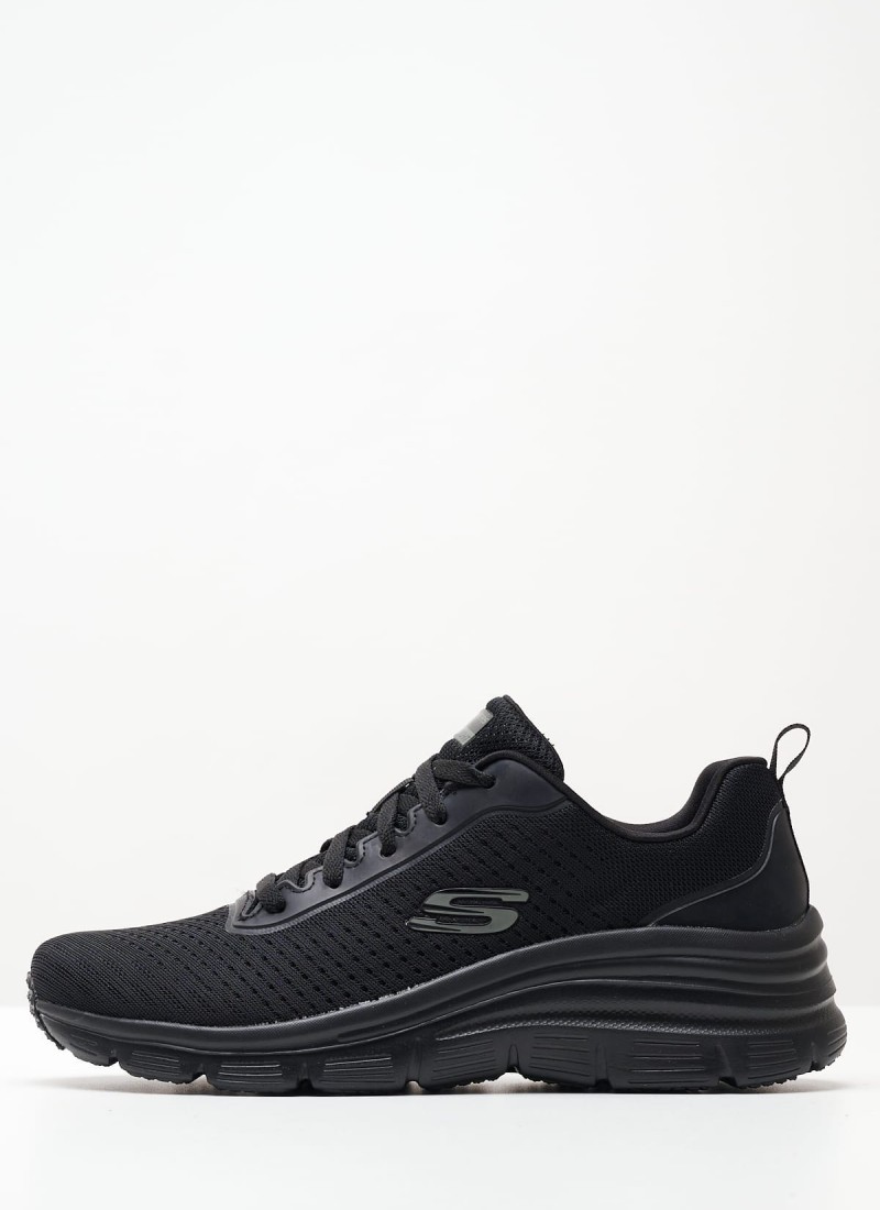 Skechers casual black shoes on sale