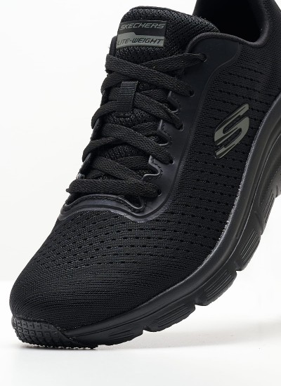 Γυναικεία Παπούτσια Casual 12606 Μπορντό Ύφασμα Skechers